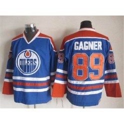Edmonton Oilers #89 Bill Ranford Light Blue CCM Throwback Stitched NHL Jersey
