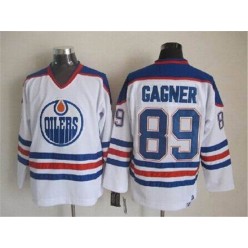 Edmonton Oilers #89 Grant Fuhr White CCM Throwback Stitched NHL Jersey