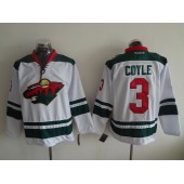 Minnesota Wild #3 Charlie Coyle White Stitched NHL Jersey