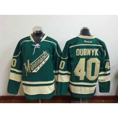 Minnesota Wild #40 Devan Dubnyk Green Stitched NHL Jersey