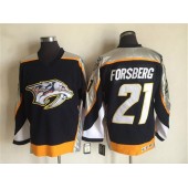 Nashville Predators #21 Filip Forsberg Navy Blue 1998-99 Throwback CCM Vintage Hockey Stitched NHL Jersey