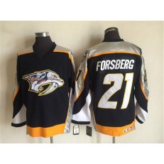 Nashville Predators #21 Filip Forsberg Navy Blue 1998-99 Throwback CCM Vintage Hockey Stitched NHL Jersey