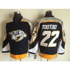 Nashville Predators #22 Jordin Tootoo Navy Blue 1998-99 Throwback CCM Vintage Hockey Stitched NHL Jersey