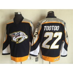 Nashville Predators #22 Jordin Tootoo Navy Blue 1998-99 Throwback CCM Vintage Hockey Stitched NHL Jersey
