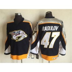 Nashville Predators #47 Alexander Radulov Navy Blue 1998-99 Throwback CCM Vintage Hockey Stitched NHL Jersey