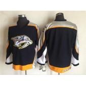 Nashville Predators Blank Navy Blue 1998-99 Throwback CCM Vintage Hockey Stitched NHL Jersey