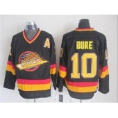 Vancouver Canucks #10 Pavel Bure Black Mitchell & Ness Stitched NHL Jersey