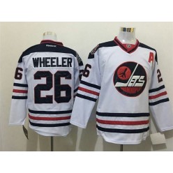 Winnipeg Jets #26 Blake Wheeler White 2016 Heritage Classic Reebok Stitched NHL Jersey