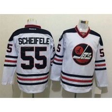 Winnipeg Jets #55 Mark Scheifele White 2016 Heritage Classic Reebok Stitched NHL Jersey