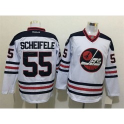 Winnipeg Jets #55 Mark Scheifele White 2016 Heritage Classic Reebok Stitched NHL Jersey