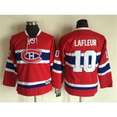 Montreal Canadiens #10 Guy Lafleur CH CCM Throwback Youth NHL Jersey