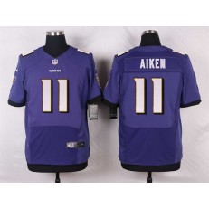Baltimore Ravens 11 Kamar Aiken Elite Purple Team Color Nike NFL Jersey
