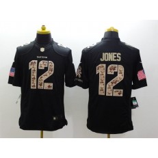 Baltimore Ravens 12 Jacoby Jones Black Limited Salute to Service Nike Stitched NFL Jersey