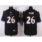 Baltimore Ravens 26 Matt Elam Elite Black Alternate Nike NFL Jersey