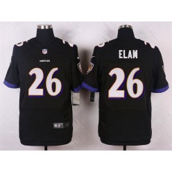 Baltimore Ravens 26 Matt Elam Elite Black Alternate Nike NFL Jersey