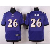 Baltimore Ravens 26 Matt Elam Elite Purple Team Color Nike NFL Jersey