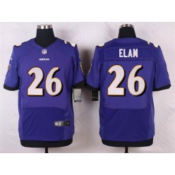 Baltimore Ravens 26 Matt Elam Elite Purple Team Color Nike NFL Jersey