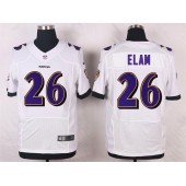 Baltimore Ravens 26 Matt Elam Elite White Nike NFL Jersey
