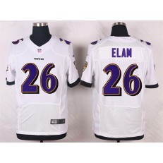 Baltimore Ravens 26 Matt Elam Elite White Nike NFL Jersey