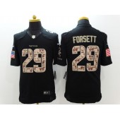 Baltimore Ravens 29 Justin Forsett Black Limited Salute to Service Nike Stitched NFL Jersey