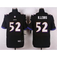 Baltimore Ravens 52 Ray Lewis Elite Black Alternate Nike NFL Jersey