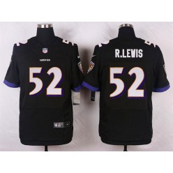 Baltimore Ravens 52 Ray Lewis Elite Black Alternate Nike NFL Jersey