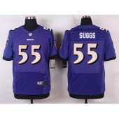 Baltimore Ravens 55 Terrell Suggs Elite Purple Team Color Nike NFL Jersey