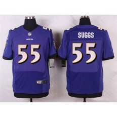 Baltimore Ravens 55 Terrell Suggs Elite Purple Team Color Nike NFL Jersey