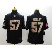 Baltimore Ravens 57 C.J. Mosley Black Limited Salute to Service Nike Stitched NFL Jersey