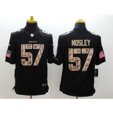 Baltimore Ravens 57 C.J. Mosley Black Limited Salute to Service Nike Stitched NFL Jersey