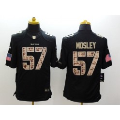 Baltimore Ravens 57 C.J. Mosley Black Limited Salute to Service Nike Stitched NFL Jersey