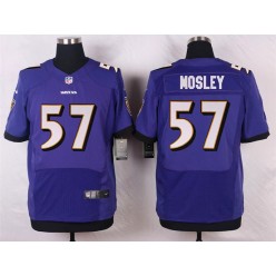 Baltimore Ravens 57 C.J. Mosley Elite Purple Team Color Nike NFL Jersey