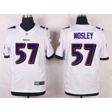 Baltimore Ravens 57 C.J. Mosley Elite White Nike NFL Jersey
