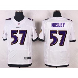 Baltimore Ravens 57 C.J. Mosley Elite White Nike NFL Jersey