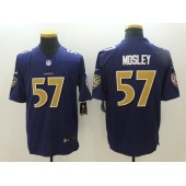 Baltimore Ravens 57 C.J. Mosley Purple Color Rush Limited Nike Stitched NFL Jersey