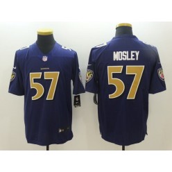 Baltimore Ravens 57 C.J. Mosley Purple Color Rush Limited Nike Stitched NFL Jersey