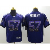Baltimore Ravens 57 C.J. Mosley Purple Team Color Elite Drift Fashion Nike Stitched NFL Jersey