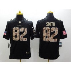Baltimore Ravens 82 Torrey Smith Black Limited Salute to Service Nike Stitched NFL Jersey