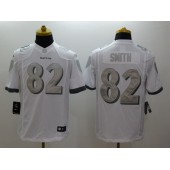 Baltimore Ravens 82 Torrey Smith White Limited Platinum Nike Stitched NFL Jersey
