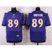 Baltimore Ravens 89 Steve Smith SR Elite Purple Team Color Nike NFL Jersey