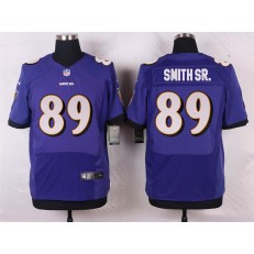 Baltimore Ravens 89 Steve Smith SR Elite Purple Team Color Nike NFL Jersey