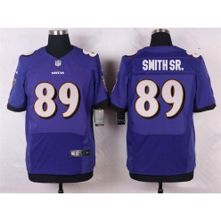 Baltimore Ravens 89 Steve Smith SR Elite Purple Team Color Nike NFL Jersey