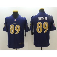Baltimore Ravens 89 Steve Smith SR Purple Color Rush Limited Nike Stitched NFL Jersey