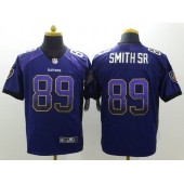 Baltimore Ravens 89 Steve Smith SR Purple Team Color Elite Drift Fashion Nike Stitched NFL Jersey