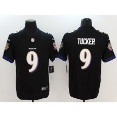 Baltimore Ravens 9 Justin Tucker Black Vapor Untouchable Limited Nike Stitched NFL Jersey