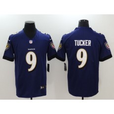 Baltimore Ravens 9 Justin Tucker Purple Vapor Untouchable Limited Nike Stitched NFL Jersey