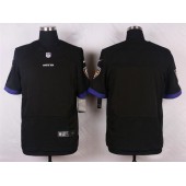 Baltimore Ravens Blank Elite Black Alternate Nike NFL Jersey