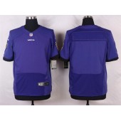 Baltimore Ravens Blank Elite Purple Team Color Nike NFL Jersey