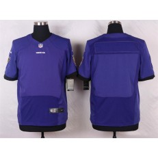 Baltimore Ravens Blank Elite Purple Team Color Nike NFL Jersey
