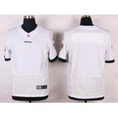 Baltimore Ravens Blank Elite White Nike NFL Jersey